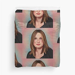 Mariska hargitay portrait Duvet Cover