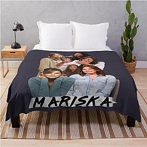 Grey Beauty of Mariska Hargitay  Throw Blanket