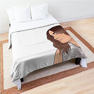 Disco Marsha (Mariska Hargitay) - white outline Comforter