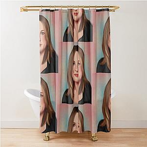 Mariska hargitay portrait Shower Curtain