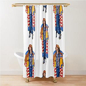 Mariska hargitay fashion  Shower Curtain