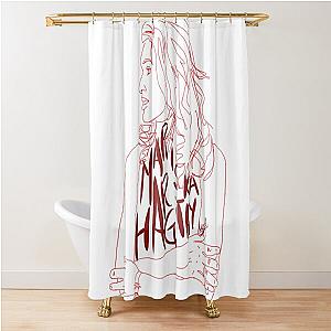 Mariska Hargitay (one color collection) Shower Curtain