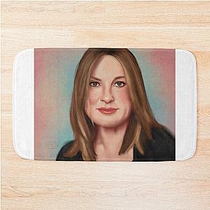 Mariska hargitay portrait Bath Mat