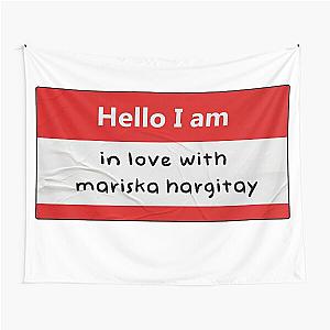 hello i am: in love with mariska hargitay Tapestry