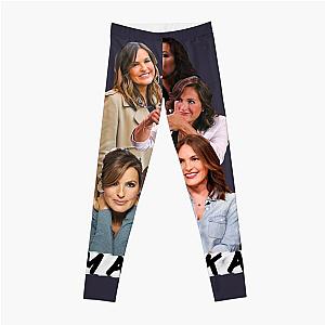 Grey Beauty of Mariska Hargitay  Leggings