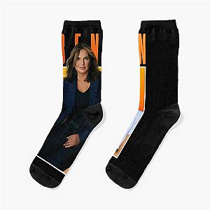 Retro Olivia Benson Mariska Hargitay Lawandorder Svu Idol Gifts Fot You Socks