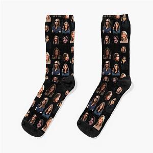 The faces of Olivia Benson (with a hint of Mariska ofc) Socks