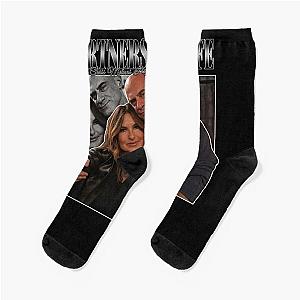 Mariska Hargitay and Chris Meloni  Socks