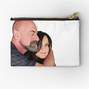 Mariska Hargitay and Chris Meloni  Zipper Pouch