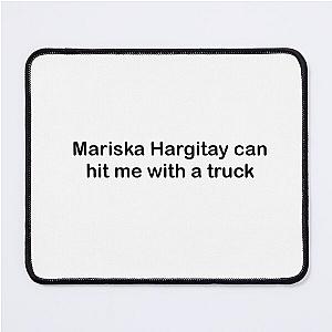 mariska hargitay sticker  Mouse Pad