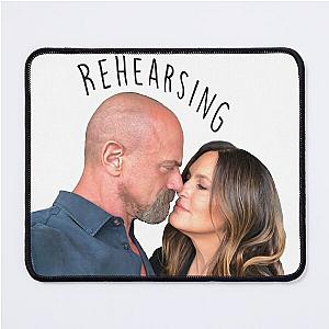 Mariska hargitay and Chris meloni Mouse Pad