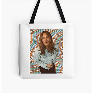 Colorful Mariska Hargitay  All Over Print Tote Bag