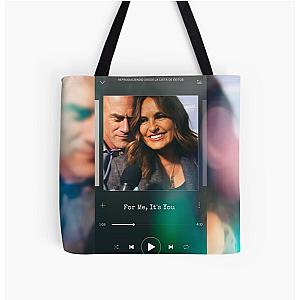 Mariska hargitay and Chris meloni  All Over Print Tote Bag