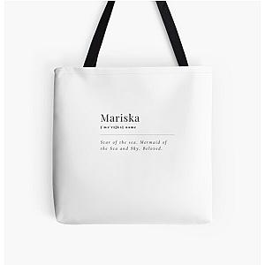 Mariska Hargitay Mariska Name Definition All Over Print Tote Bag