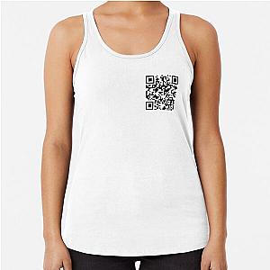 Good To Be by Mark Ambor QR Code Racerback Tank Top