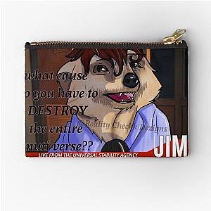 Markiplier Ego "The Jims" as a meerkat  Zipper Pouch