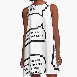 Markiplier quotes A-Line Dress