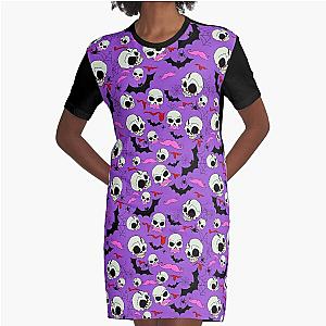 Markiplier Halloween Graphic T-Shirt Dress