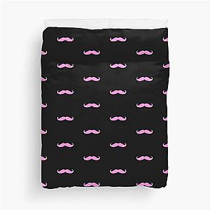 Markiplier pink mustache  Duvet Cover