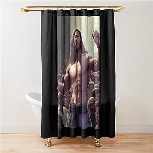  markiplier jesus Shower Curtain