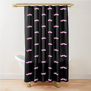 Markiplier pink mustache  Shower Curtain