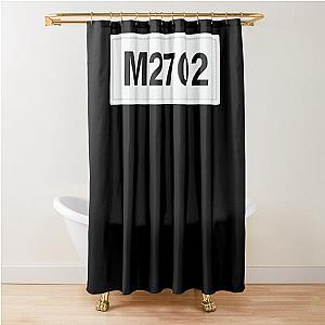 M2702 label Markiplier space   Shower Curtain