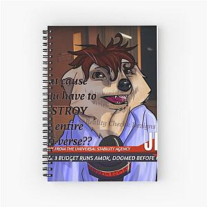 Markiplier Ego "The Jims" as a meerkat  Spiral Notebook