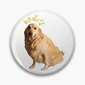 Chica Markiplier Yellow Hearts Pin