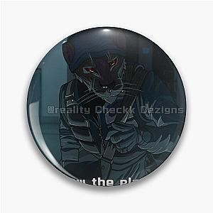 Markiplier "Heist Mark" as a Black Panther Pin