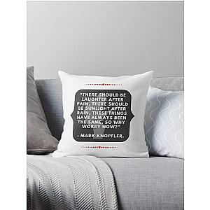 Laughter After Pain, Mark Knopfler Throw Pillow