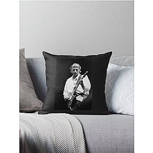 Mark Knopfler - Black and White Throw Pillow