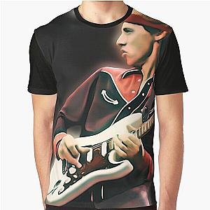 Mark Knopfler Dire Straits Guitar Art Work Graphic T-Shirt