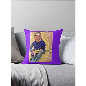 Sunburnt Mark Knopfler Throw Pillow