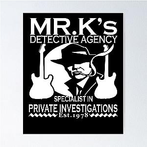 Dire Straits Inspired Mark Knopfler Private Investigations Poster