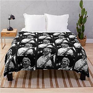 Mark Knopfler - Black and White Throw Blanket