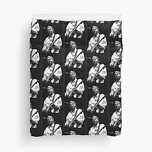 Mark Knopfler - Black and White Duvet Cover