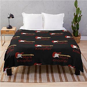 Mark Knopfler Red Stratocaster Guitar Classic Throw Blanket