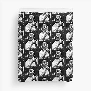 Mark Knopfler - Black and White Duvet Cover