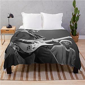 vintage;Mark Knopfler Poster Throw Blanket