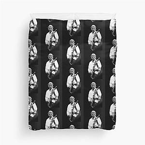 Mark Knopfler - Black and White Duvet Cover