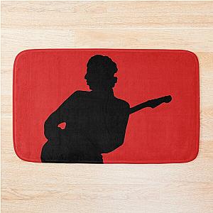 Mark Knopfler Dire Straits Silhouette - Black Bath Mat