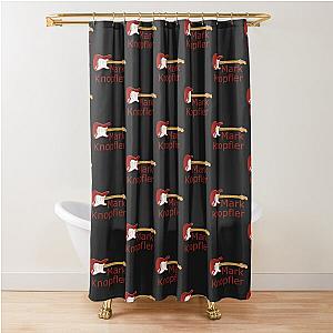 Mark Knopfler Red Stratocaster Guitar Classic Shower Curtain