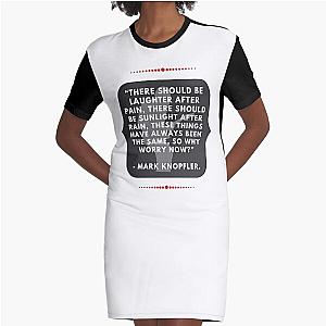 Laughter After Pain, Mark Knopfler Graphic T-Shirt Dress