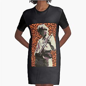 inspired by Mark Knopfler of Dire Straits. Dire Straits were a British rock band formed in Graphic T-Shirt Dress