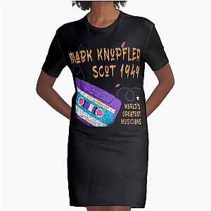 Mark Knopfler Scotland 1949 Music D54 Graphic T-Shirt Dress