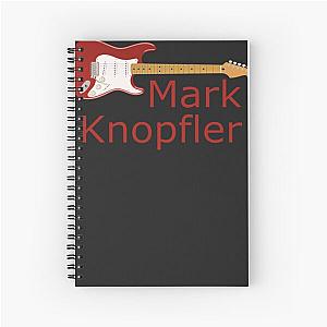 Mark Knopfler Red Stratocaster Guitar Classic Spiral Notebook