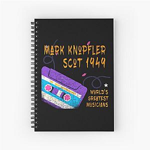 Mark Knopfler Scotland 1949 Music D54 Spiral Notebook