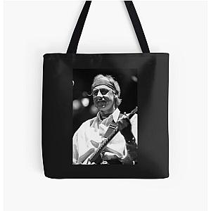 Mark Knopfler - Black and White All Over Print Tote Bag