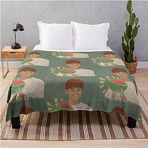 Mark Lee and Watermelon Throw Blanket
