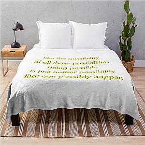 NCT Mark Lee Quote Throw Blanket